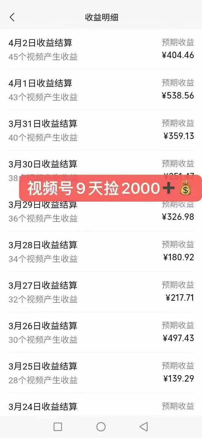 全新托管躺赚项目，微信视频号公众号托管代运营，每天五分钟，收益大几百-资源宝库