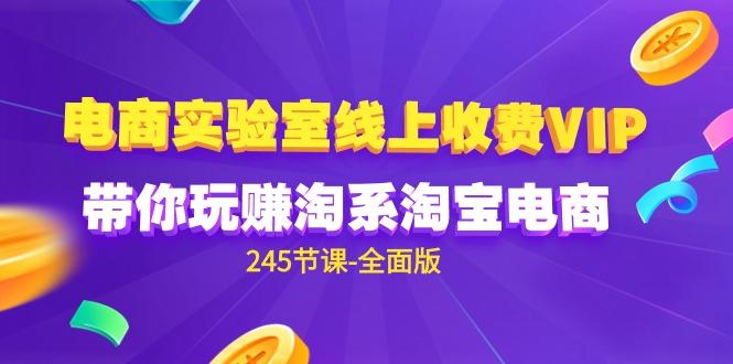 (9859期)电商-实验室 线上收费VIP，带你玩赚淘系淘宝电商(245节课-全面版)-资源宝库