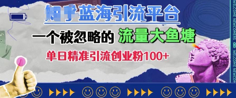 豆瓣蓝海引流平台，一个被忽略的流量大鱼塘，单日精准引流创业粉100+-资源宝库