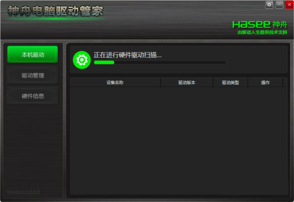 神舟电脑驱动管家 v1.0 官方免费版-资源宝库