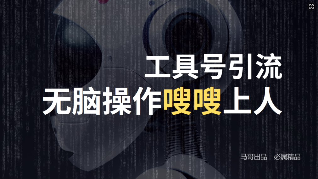 24年抖音最新工具号日引流300+创业粉，日入5000+-资源宝库