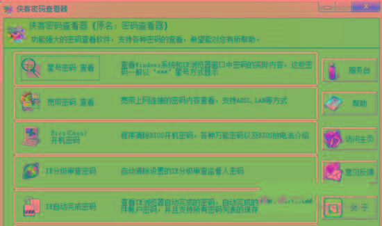 侠客星号密码查看器 v4.93 免费版-资源宝库