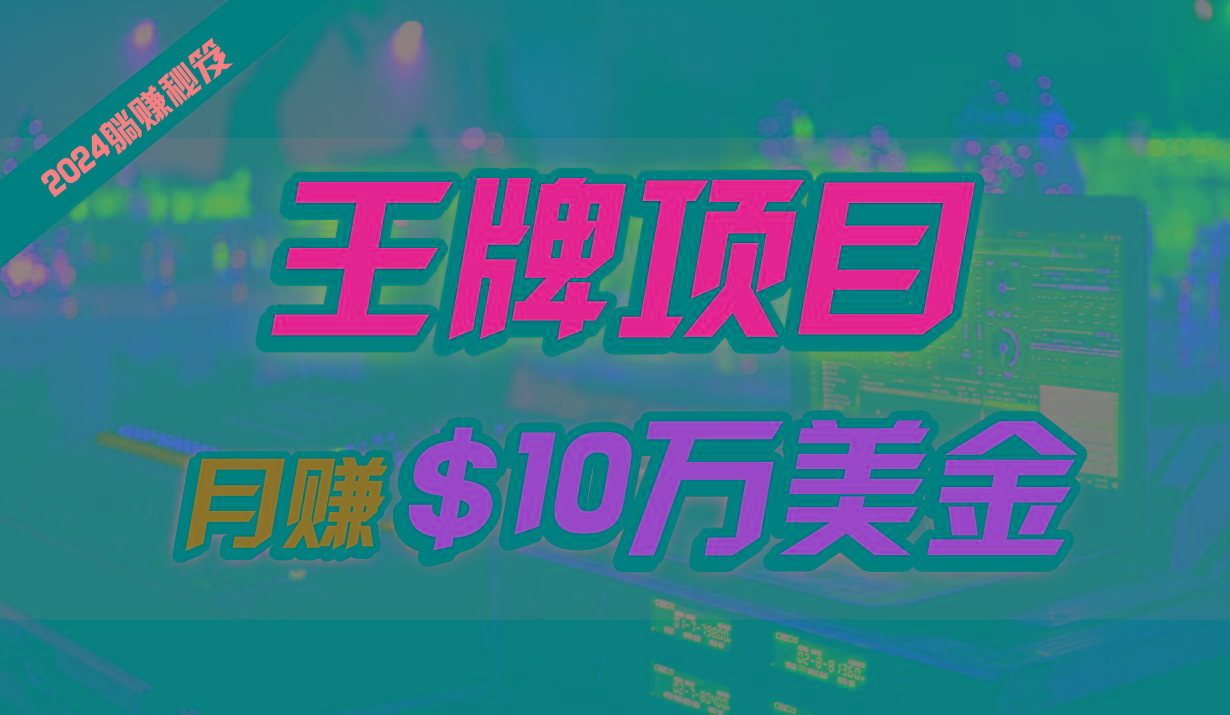 王牌项目月入10W美金,2024最新国外挂机撸U项目,全程无人值守,可批量放大!-资源宝库