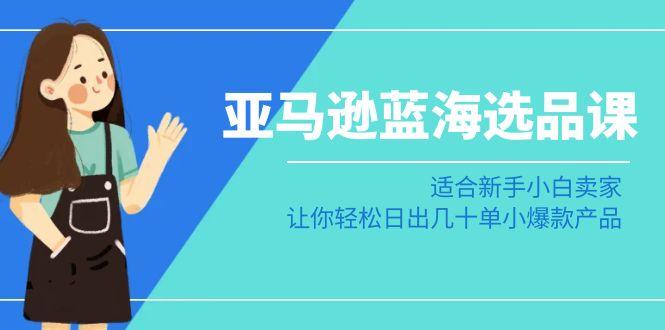 亚马逊-蓝海选品课：适合新手小白卖家，让你轻松日出几十单小爆款产品-资源宝库