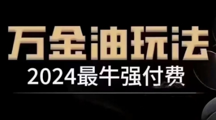2024最牛强付费，万金油强付费玩法，干货满满，全程实操起飞(更新12月)-资源宝库