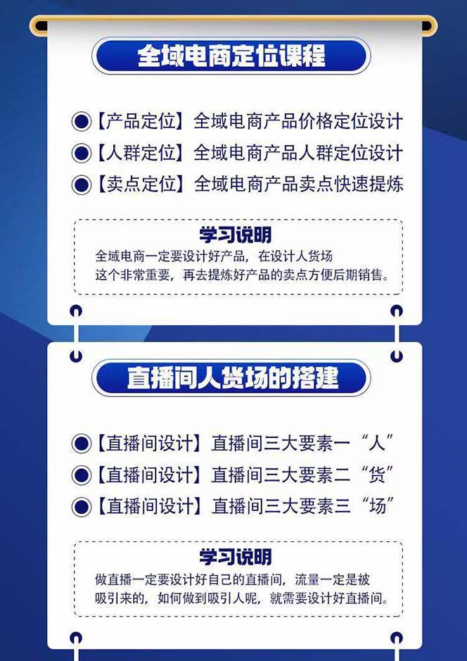 图片[2]-全域电商-粗暴玩法课：10亿销售经验干货分享！定位/免费起号/千川投流-资源宝库