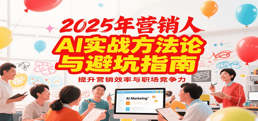 2025年营销实战方法论与避坑指南，利用AI提升营销效率与职场竞争力-资源宝库