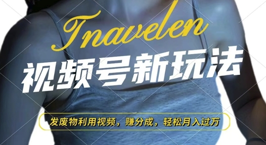 视频号新玩法，废物利用视频，撸分成收益，轻松月入过W【揭秘】-资源宝库
