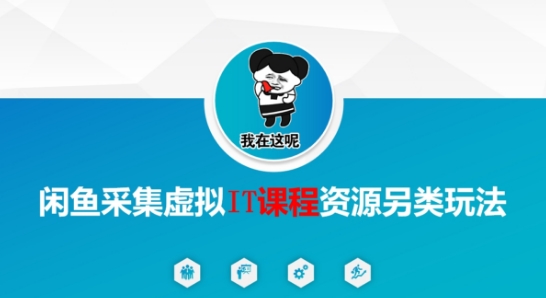 闲鱼采集虚拟IT课程资源另类玩法，干货满满-资源宝库