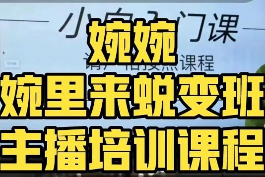 婉婉·婉里来蜕变班(主播课)全方位理解底层逻辑并灵活运用